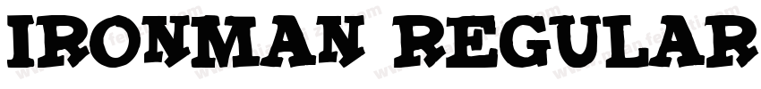 IronMan Regular字体转换